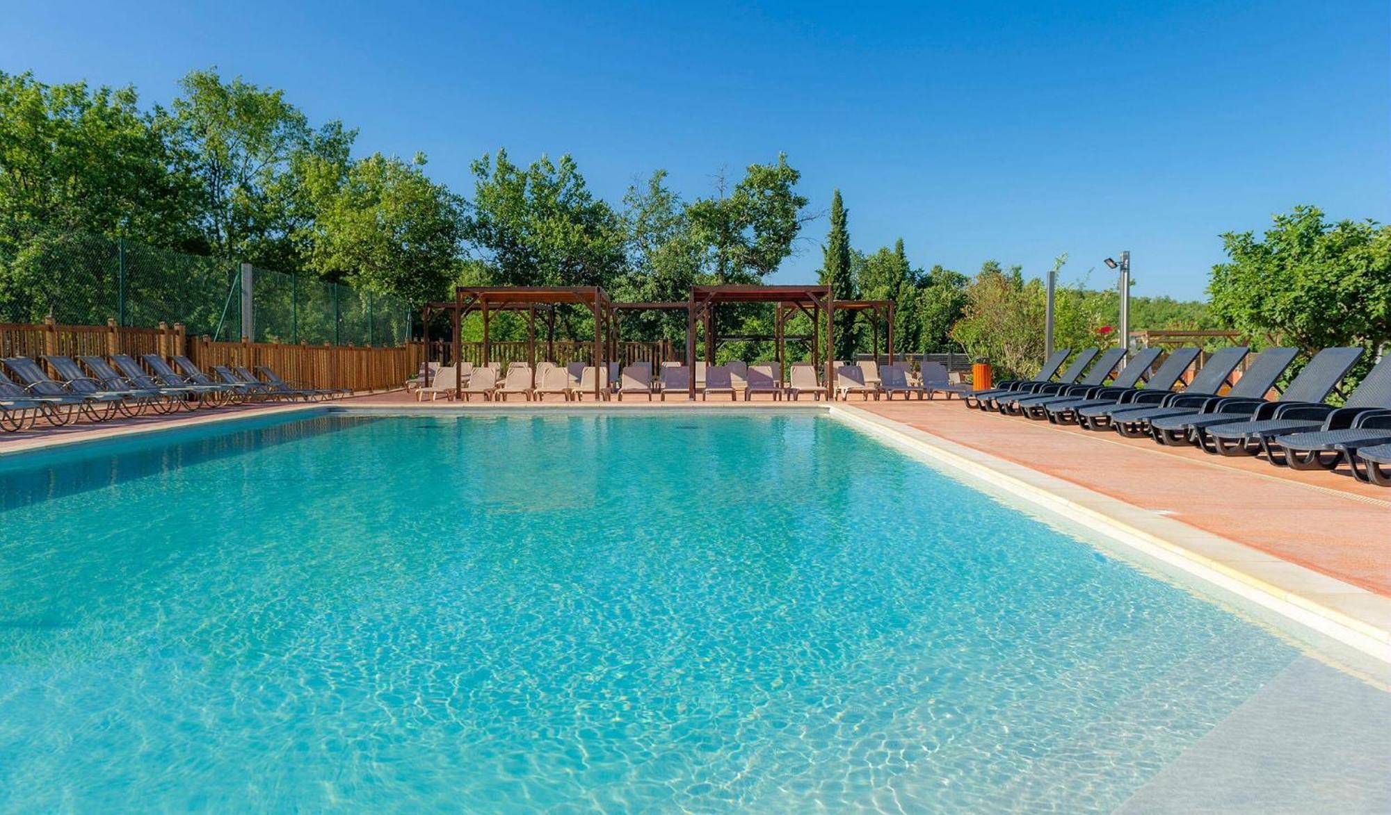Camping Domaine De Chaussy Lagorce  Buitenkant foto